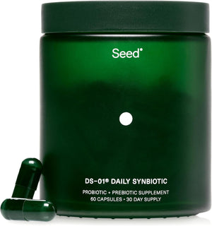 Seed DS - 01 Daily Synbiotic - Prebiotic and Probiotic - Vegan & Shelf - Stable - 60 Capsules - Vitamen Store