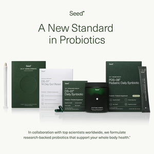 Seed DS - 01 Daily Synbiotic - Prebiotic and Probiotic - Vegan & Shelf - Stable - 60 Capsules - Vitamen Store