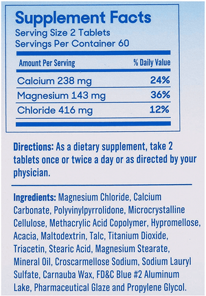SlowMag Muscle + Heart Magnesium Chloride with Calcium – High Absorption Supplement – 120 Count - Vitamen Store