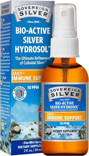 Sovereign Silver Bioactive Silver Hydrosol 10 PPM Fine Mist Spray, 2 Oz. - Vitamen Store