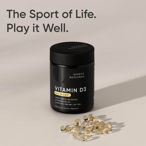 Sports Research 5000 Iu Vitamin D3 Supplement with Organic Coconut Oil - Vitamin D for Strong Bones & Immune Health - Supports Calcium Absorption - Non - Gmo - 125Mcg, 360 Mini Softgels for Adults - Vitamen Store