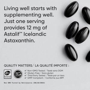 Sports Research Triple Strength Astaxanthin 12Mg with Organic Coconut Oil - Antioxidant Supplement, Non - Gmo Verified & Gluten Free - 60 Softgels - Vitamen Store