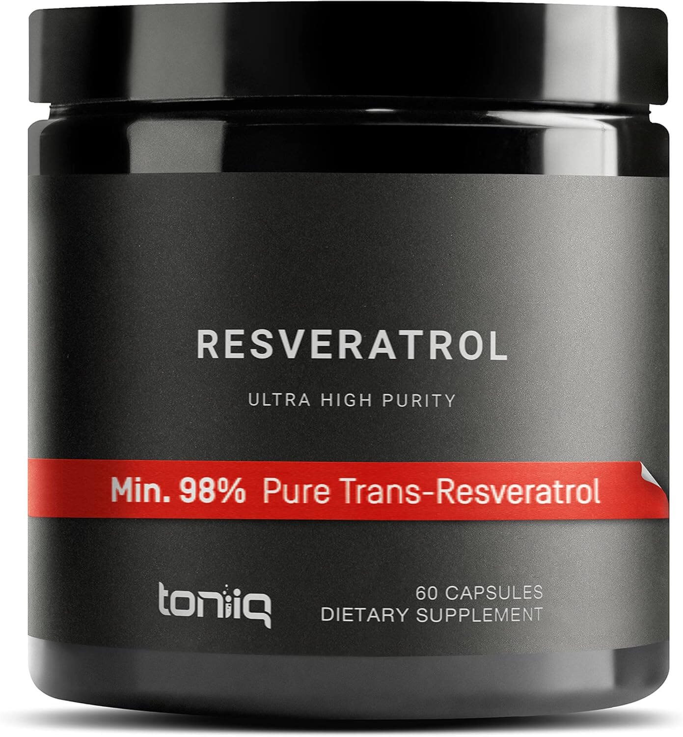 Ultra High Purity Resveratrol Capsules - 98% Trans - Resveratrol - 60 Caps Reservatrol Supplement - Vitamen Store