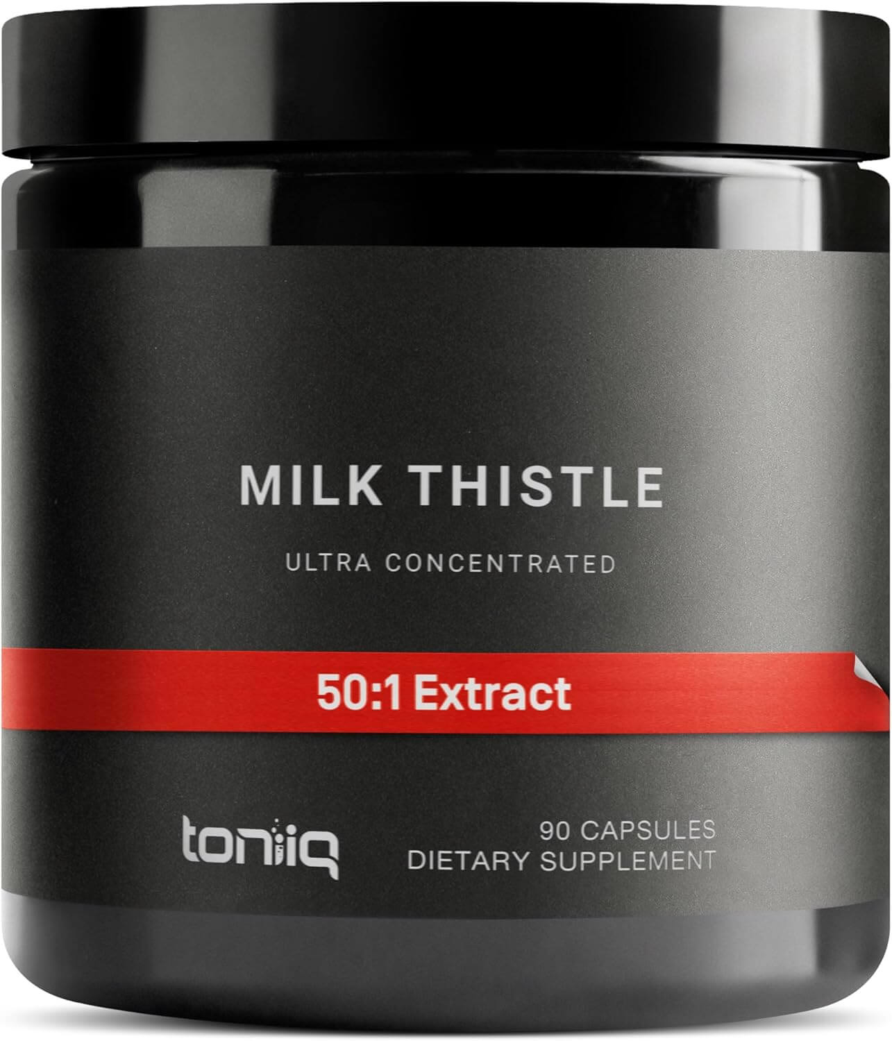 Ultra High Strength Milk Thistle Capsules - 25,000mg 50x Concentrated Extract - 80% Silymarin - Highly Purified and Highly Bioavailable Liver Support Supplement - Vitamen Store