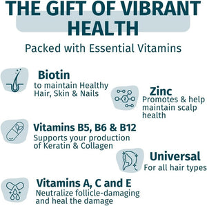 WEEM Hair, Skin, and Nails Gummies – Vegan Biotin Vitamins – Extra Strength – 1 Bottle - Vitamen Store