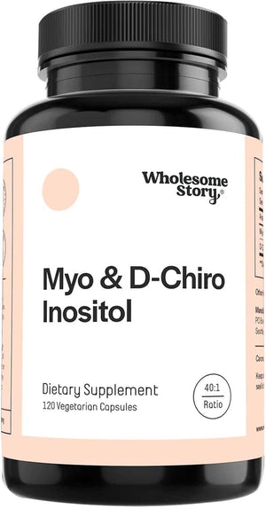 Wholesome Story Myo - Inositol & D - Chiro Inositol (40:1 Ratio) - 120 Vegan Capsules - Vitamen Store