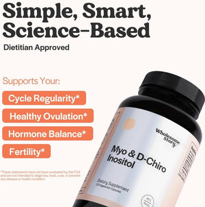 Wholesome Story Myo - Inositol & D - Chiro Inositol (40:1 Ratio) - 120 Vegan Capsules - Vitamen Store