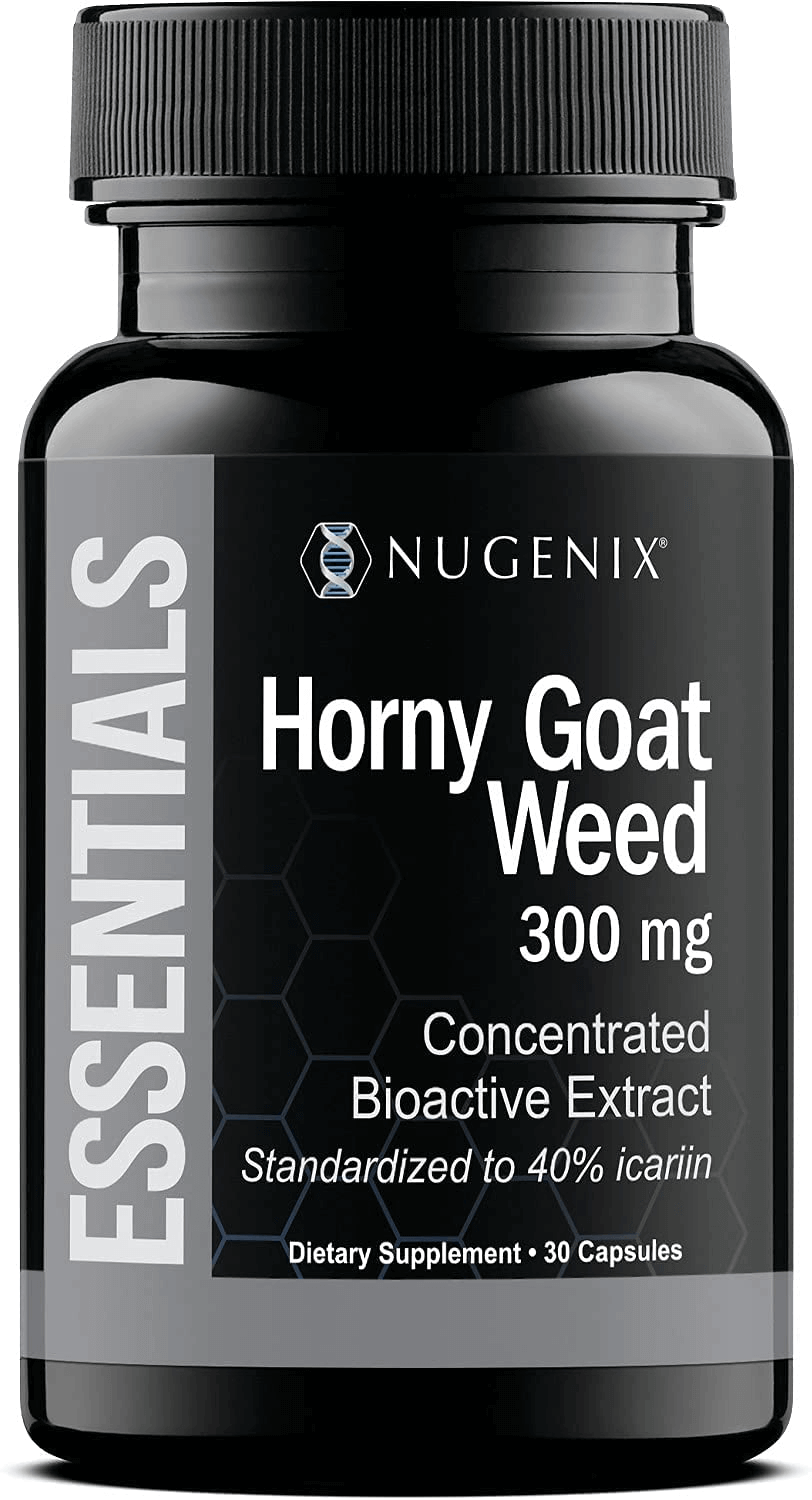 Nugenix Essentials Horny Goat Weed Extract - 300Mg Epimedium Extract, 40% Icariin - 30 Capsules - vitamenstore.com