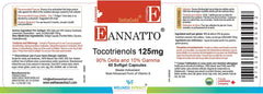 E Annatto Tocotrienols Deltagold 125Mg, Vitamin E Tocotrienols Supplements 60 Softgel, Tocopherol Free, Supports Immune Health & Antioxidant Health (90% Delta & 10% Gamma) (Pack of 1) - vitamenstore.com