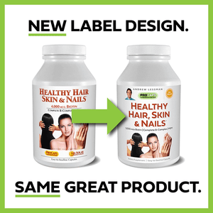 Andrew Lessman Healthy Hair, Skin & Nails 120 Capsules – 5000 Mcg High Bioactivity Biotin, MSM, Full B - Complex Promotes Beautiful Hair, Skin and Strong Nails - No Additives. Easy to Swallow Capsules - Vitamen Store