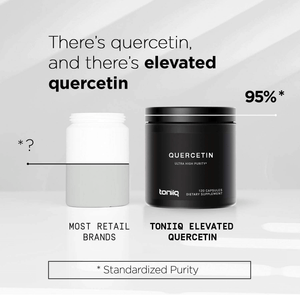 Toniiq Ultra High Purity Quercetin Capsules – 1000mg per Serving, 95%+ Purity – 120 Capsules - Vitamen Store