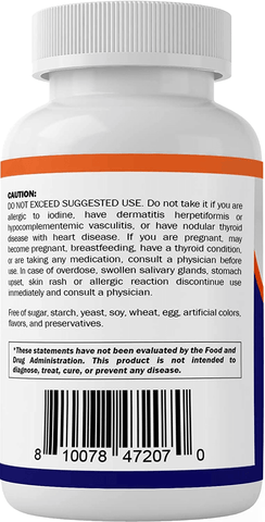 2 Pack - Vitamatic Potassium Iodide 65 Mg per Serving - 60 Tablets - Thyroid Support - Exp Date 03/2025