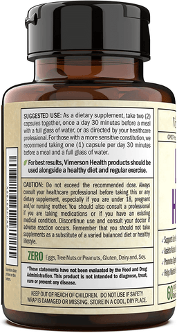 Liver Health Detox Support Supplement - Herbal Blend for Men & Women with Artichoke Extract, Milk Thistle, Turmeric, Ginger, Beet Root, Alfalfa, Zinc, Choline, Grape and Celery Seed. 60 Capsules