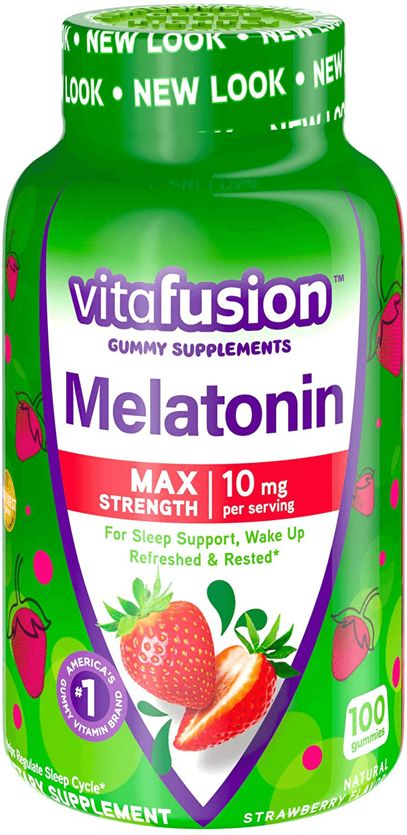 Vitafusion Max Strength Melatonin Gummies, 100 CT