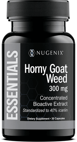 Nugenix Essentials Horny Goat Weed Extract - 300Mg Epimedium Extract, 40% Icariin - 30 Capsules