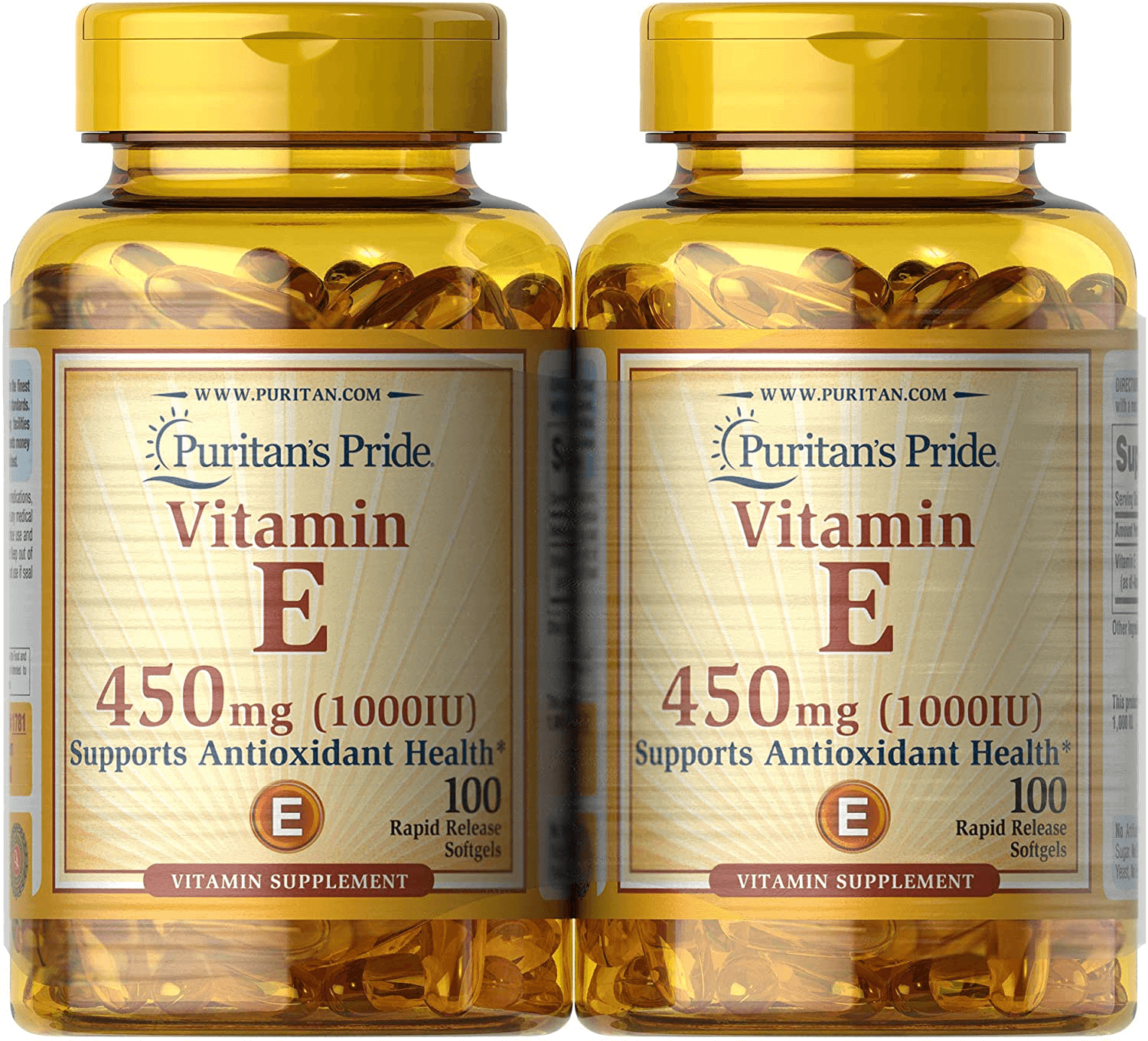 Puritan's Pride Vitamin E 450 Mg Supports Immune Function