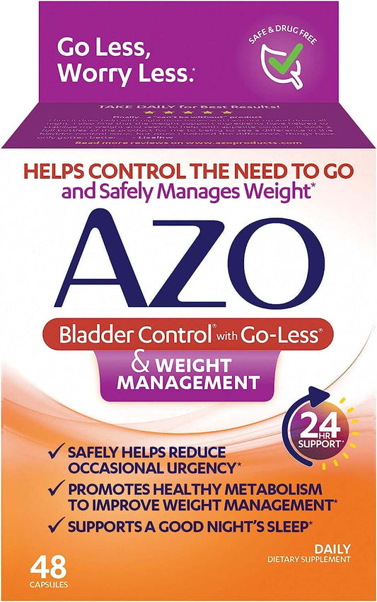 AZO Bladder Control with Go-Less® 48 Capsules
