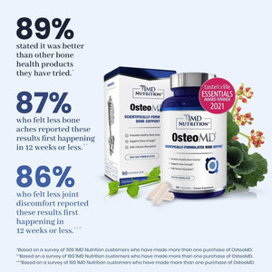 1MD Nutrition OsteoMD – Hydroxyapatite with Vitamin D3 & K2 – 90 Capsules - Vitamen Store