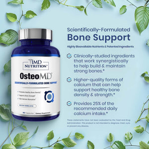 1MD Nutrition OsteoMD – Hydroxyapatite with Vitamin D3 & K2 – 90 Capsules - Vitamen Store