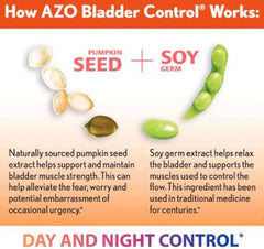 AZO Bladder Control with Go-Less Daily Supplement 54 Count Capsules