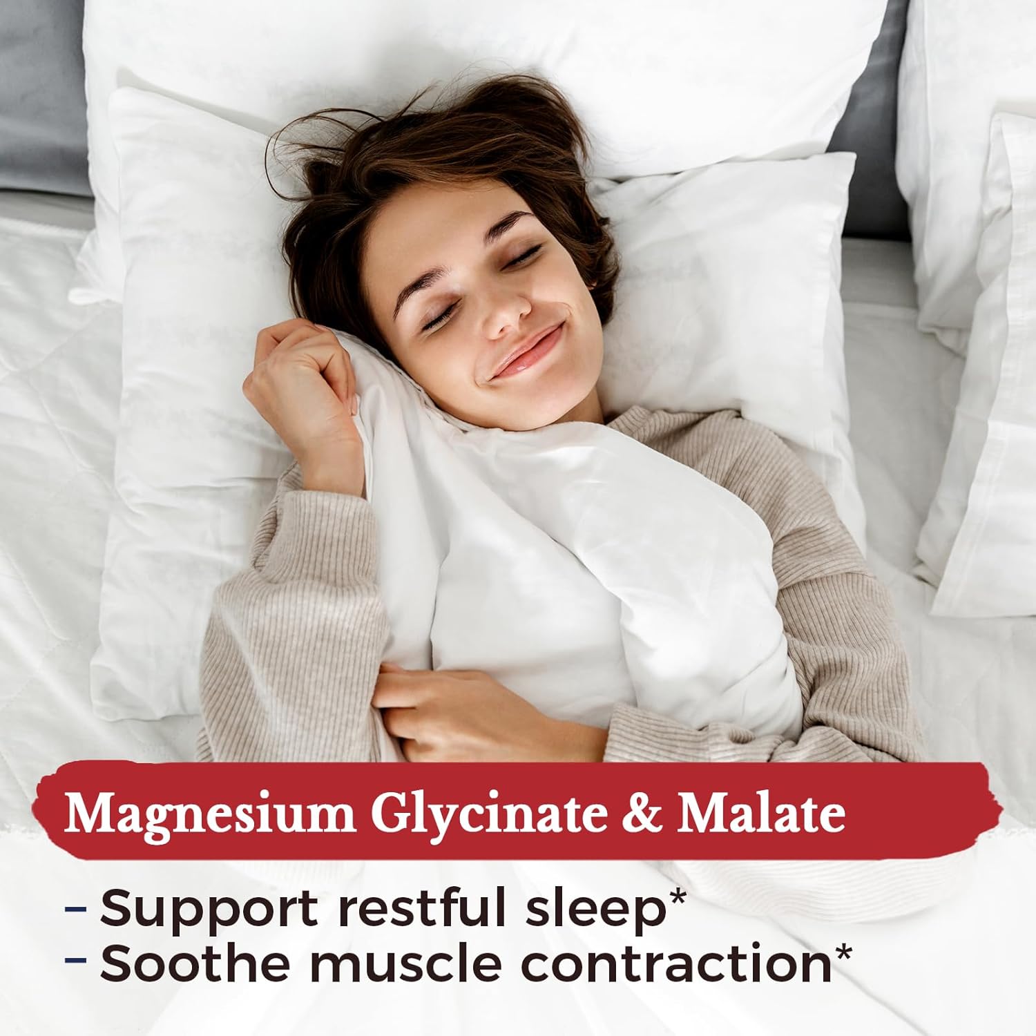 Vitalitown Magnesium Complex - 500mg Glycinate, Malate, Taurate, Citrate - 120 Vegan Capsules