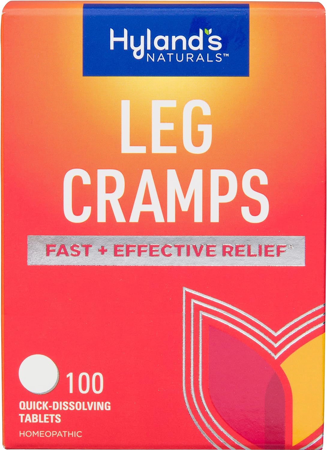 Hyland'S Naturals Leg Cramp Tablets, Natural Relief of Calf, Leg and Foot Cramp, 100 Count