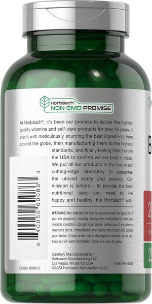 Beet Root Powder Capsules 1500mg | 250 Pills | Herbal Extract | Gluten Free, Non - GMO Supplement | by Horbaach - Vitamen Store