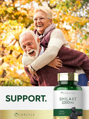 Carlyle Shilajit Capsules – 2000 mg – 90 Count – Non - GMO and Gluten - Free Supplement - Vitamen Store