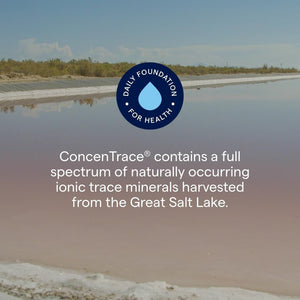 Concentrace Trace Minerals Drops (8Oz) 96 - Day Supply - 1 Trace Minerals Supplement - Magnesium, Chloride, Complete Mineral Complex for Energy, Hydration, & Electrolyte Balance - Vitamen Store