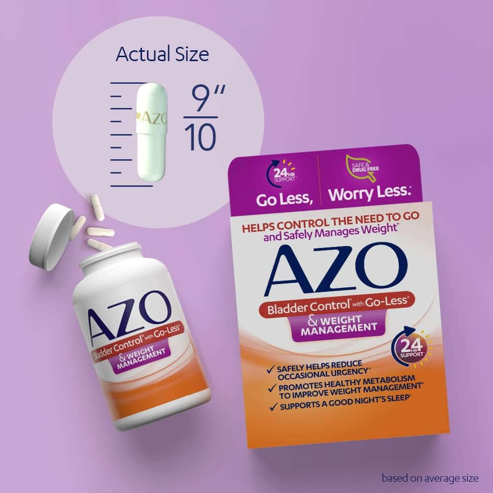 AZO Bladder Control with Go-Less® 48 Capsules