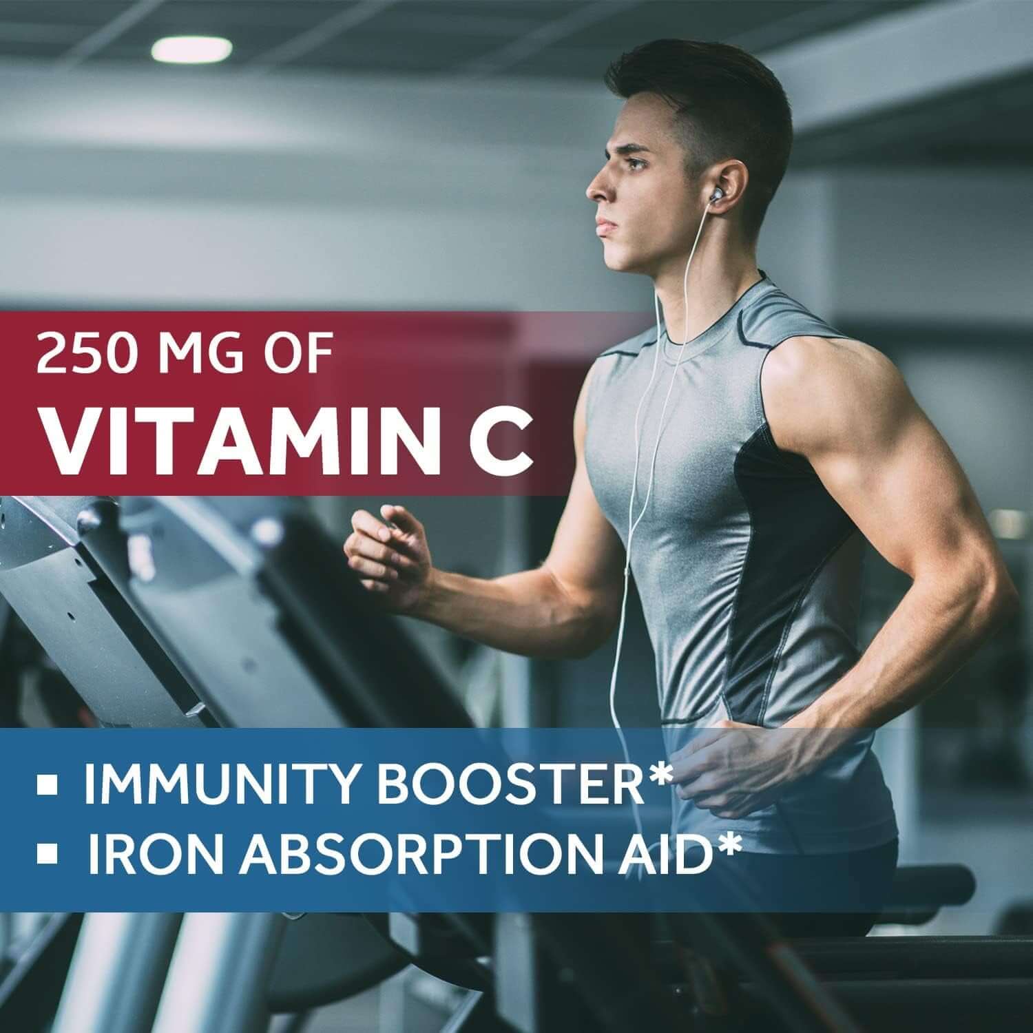 Doctor'S Recipes Iron Supplement 65 Mg with Vitamin C - Maximized Absorption, Stomach Friendly & High Potency Iron Pills for Red Blood Cells Formation & Immunity Health - Vegan Non - Gmo 60 Iron Tablets - Vitamen Store