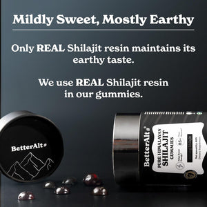 Himalayan Shilajit Gummies - Gold Grade Shilajit, 75%+ Fulvic Acid - Tamarind Flavor - 60 Count - Vitamen Store