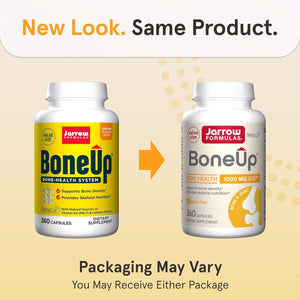 Jarrow Formulas Boneup for Bone Density - Vitamin D3 and K2, Calcium Support, 360 Capsules, Promotes Skeletal Nutrition, up to 60 Days Supply - Vitamen Store