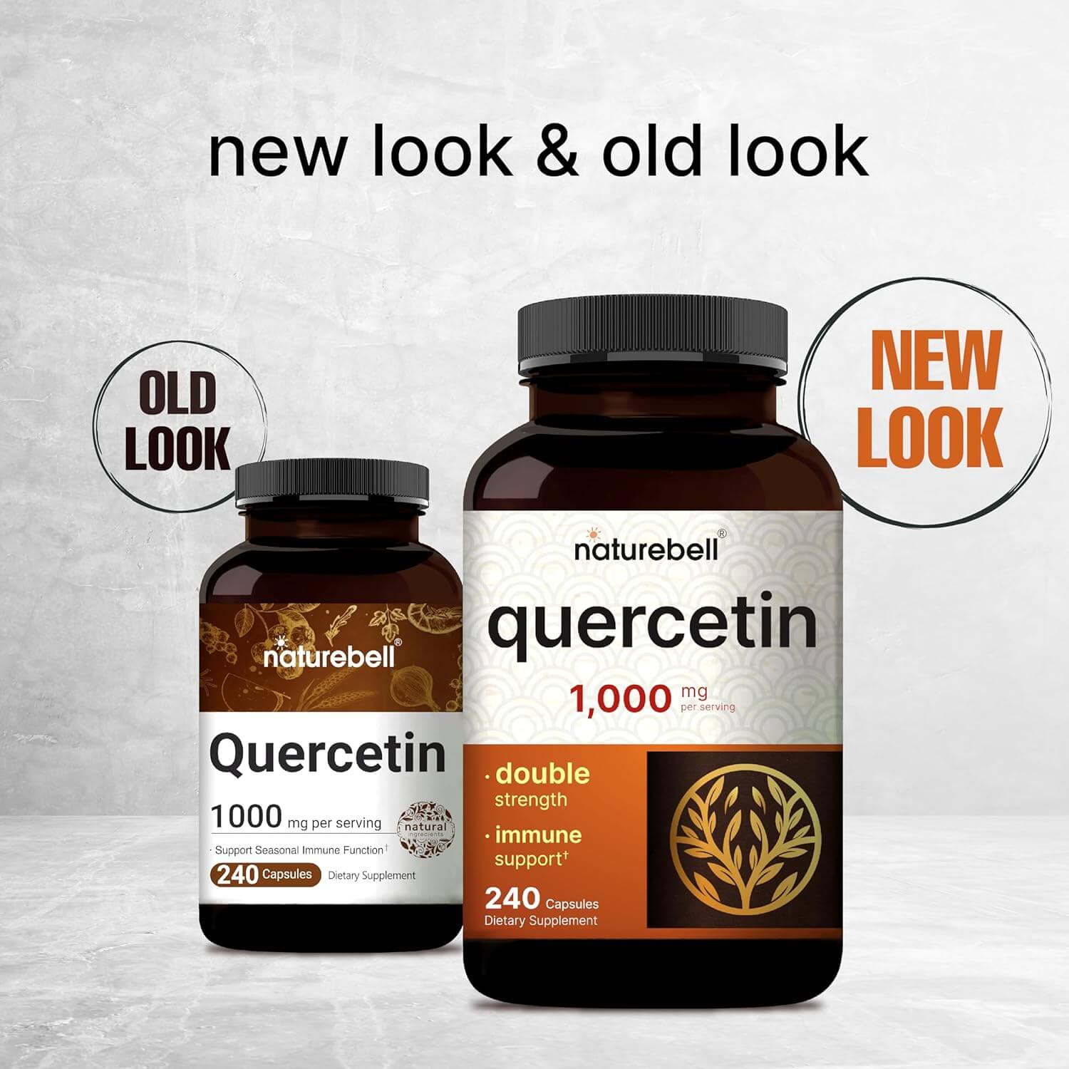 NatureBell Quercetin 1000mg per Serving – 240 Capsules, Ultra Strength Quercetin Supplement, Bioflavonoids, Third - Party Tested, Non - GMO & Gluten - Free - Vitamen Store