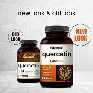 NatureBell Quercetin 1000mg per Serving – 240 Capsules, Ultra Strength Quercetin Supplement, Bioflavonoids, Third - Party Tested, Non - GMO & Gluten - Free - Vitamen Store