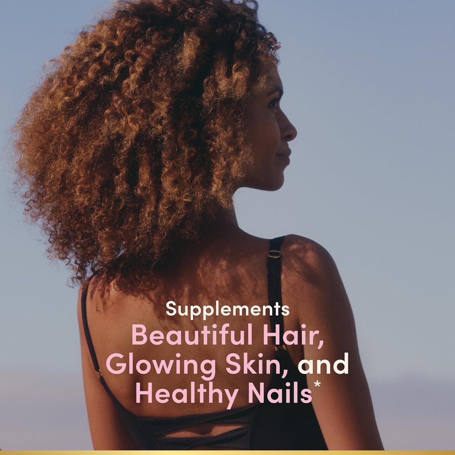 Nature's Bounty Advanced Hair, Skin & Nails – Argan - Infused Supplement with Biotin and Hyaluronic Acid – 150 Rapid Release Softgels (50 Servings) - Vitamen Store