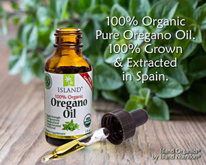Oregano Oil Organic Liquid Drops - 100% Pure & Undiluted - Usda - Certified Organic (1 Oz) 75% Carvacrol - Grown in Spain - Immune Support Supplement with Oil of Oregano. - Vitamen Store