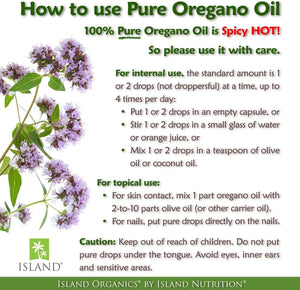 Oregano Oil Organic Liquid Drops - 100% Pure & Undiluted - Usda - Certified Organic (1 Oz) 75% Carvacrol - Grown in Spain - Immune Support Supplement with Oil of Oregano. - Vitamen Store