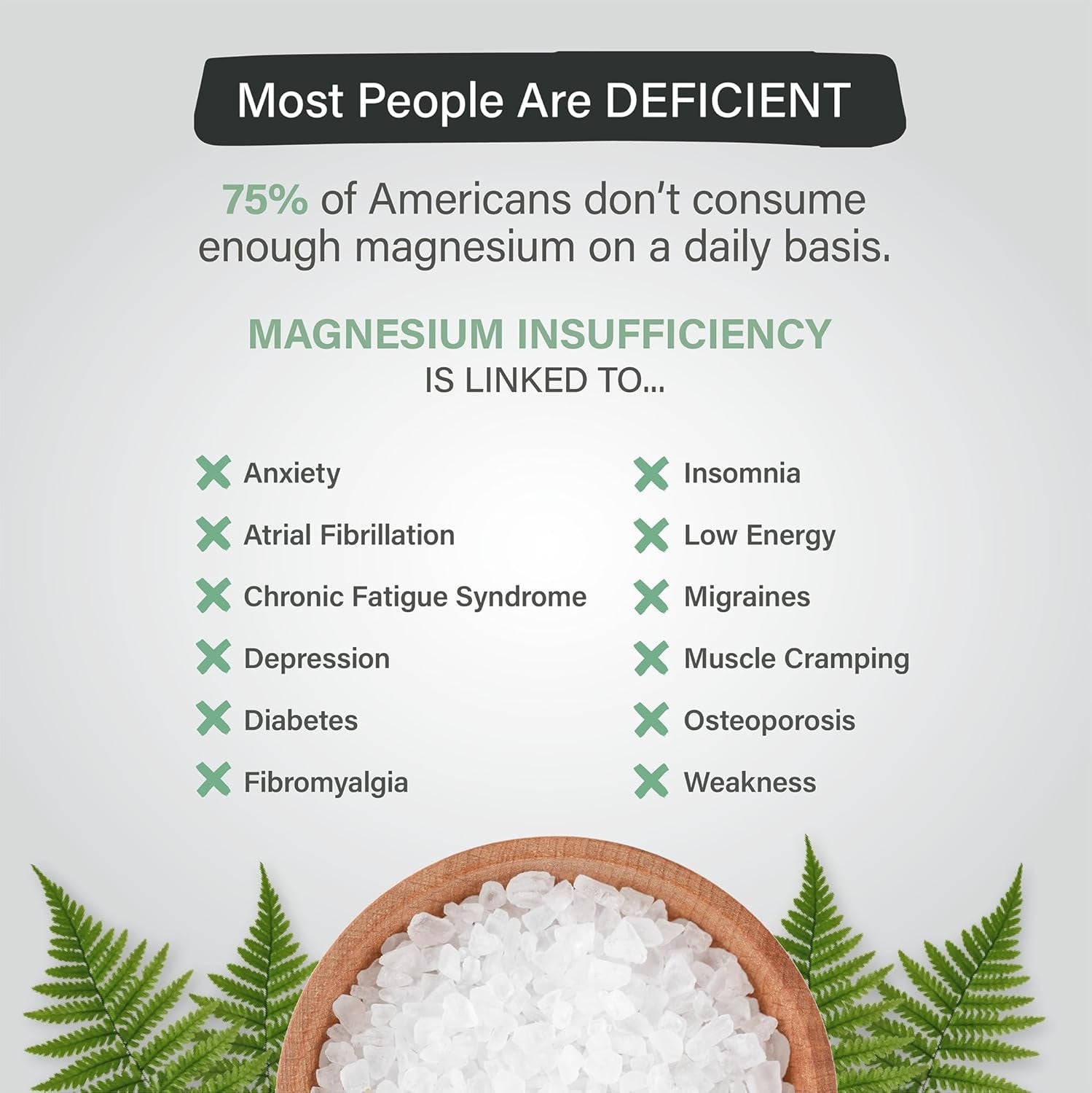 Organixx Magnesium Glycinate Supplement – 7 - Type Magnesium Complex with Vitamin B6 and Manganese Citrate – Gluten - Free, Vegan, Non - GMO – 60 Capsules - Vitamen Store