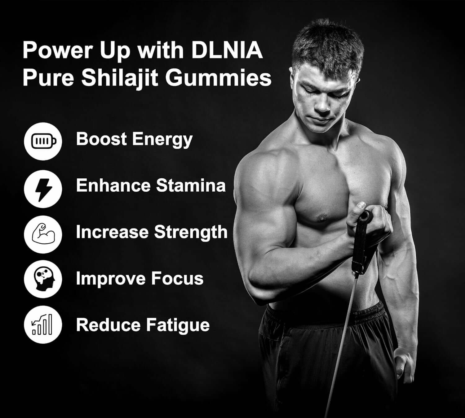 Shilajit Gummies with Ashwagandha, Turmeric - Organic, Zero Sugar & Vegan - Friendly Himalayan Shilajit for Men & Women - Energy, Calm Cosrtisol, Sleep, Immune Support & Overall Health - Vitamen Store