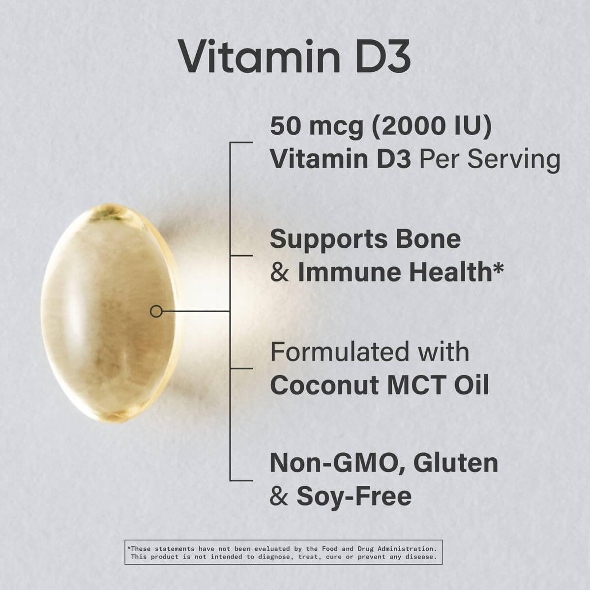 Sports Research 2000 Iu Vitamin D3 Supplement with Organic Coconut Oil - Vitamin D for Strong Bones & Immune Health - Supports Calcium Absorption - Non - Gmo - 50Mcg, 360 Mini Softgels for Adults - Vitamen Store