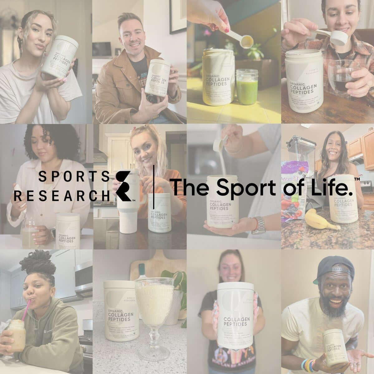 Sports Research Collagen Peptides for Women & Men, Unflavored, 16 Oz., Hydrolyzed Type 1 & 3 Collagen Powder Protein Supplement for Healthy Skin, Nails, Bones & Joints - Vitamen Store