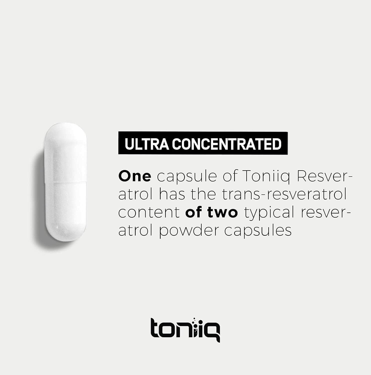 Ultra High Purity Resveratrol Capsules - 98% Trans - Resveratrol - 60 Caps Reservatrol Supplement - Vitamen Store