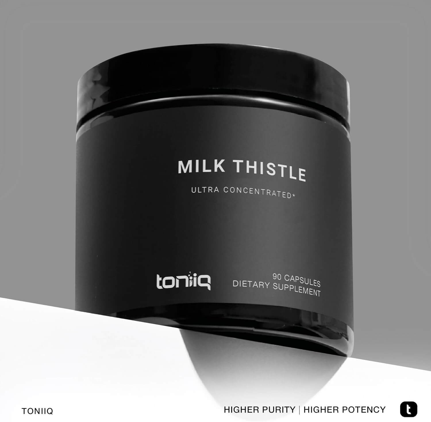 Ultra High Strength Milk Thistle Capsules - 25,000mg 50x Concentrated Extract - 80% Silymarin - Highly Purified and Highly Bioavailable Liver Support Supplement - Vitamen Store