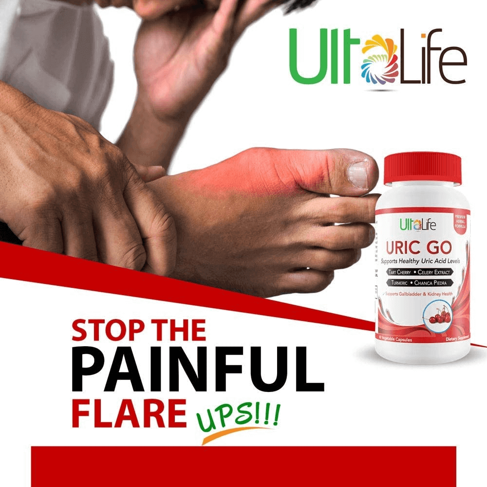 URIC GO Dietary Supplement – Tart Cherry, Chanca Piedra, Cranberry, Turmeric & Celery Seed Capsules - Vitamen Store