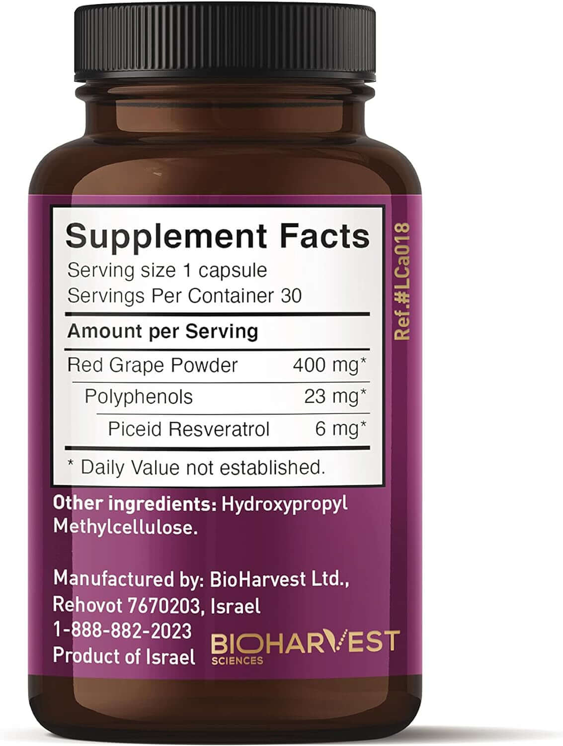 VINIA 12 - Hour Long - Lasting Piceid Resveratrol Supplement – 30 - Day Supply, Keto Friendly, Vegan & Non - GMO - Vitamen Store