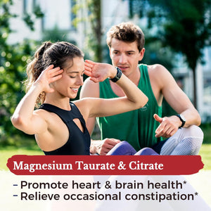 Vitalitown Magnesium Complex - 500mg Glycinate, Malate, Taurate, Citrate - 120 Vegan Capsules - Vitamen Store