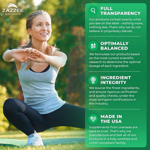 Zazzee USDA Organic Beet Root 20:1 Extract – 8000 mg Strength – 120 Vegan Quick Release Capsules with Black Pepper Extract – Non - GMO, Made in the USA - Vitamen Store