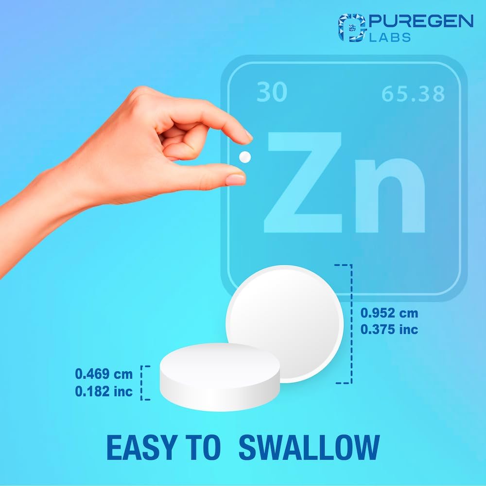 Zinc 220mg High Potency – Zinc Sulfate Supplement, 100 Tablets - Vitamen Store