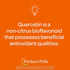 Puritans Pride Quercetin Complex with Vitamin C, Supports Upper Respiratory Health*, 100 Ct - vitamenstore.com